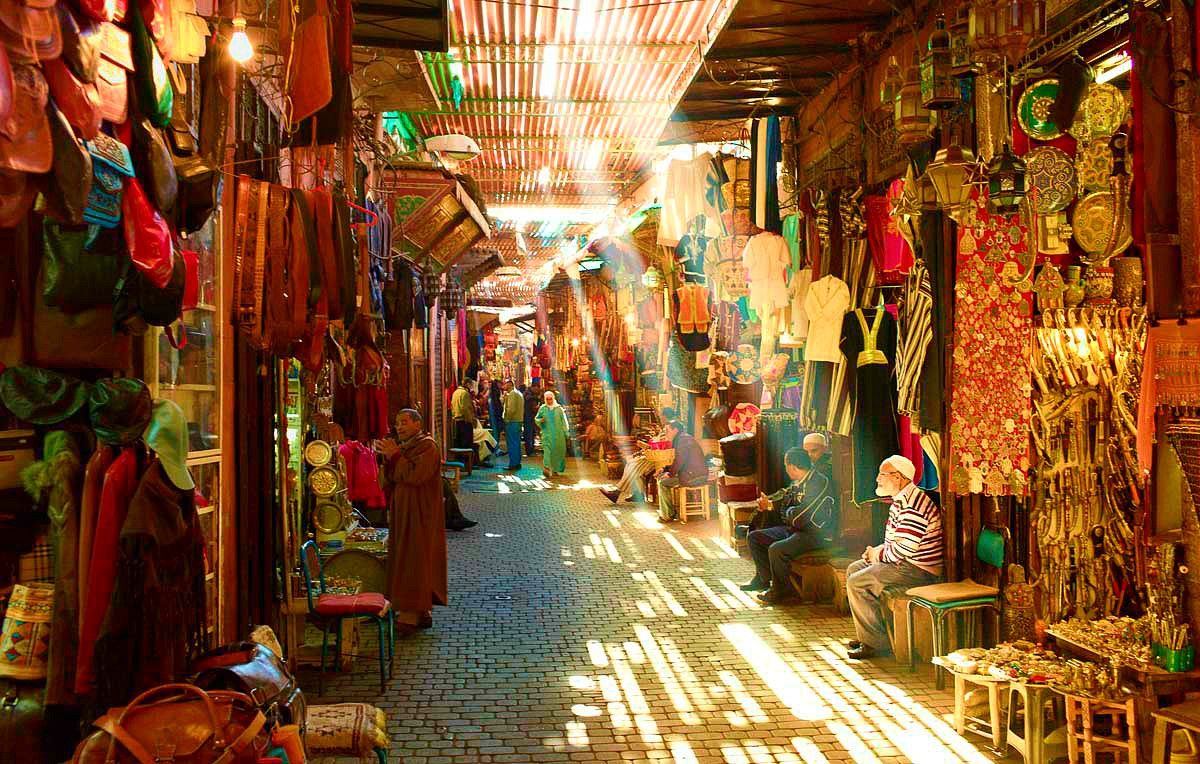 Bazaar di Marrakech