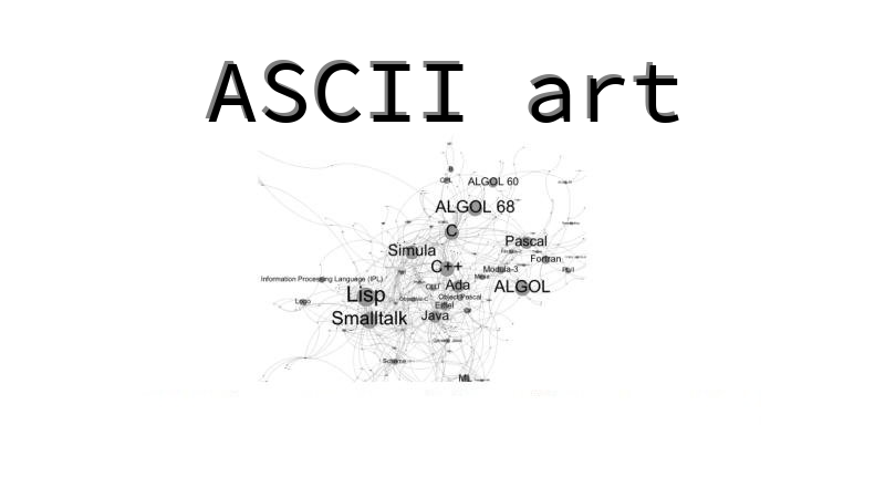 Arte/ASCII art