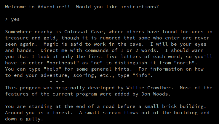 Codici/Colossal Cave