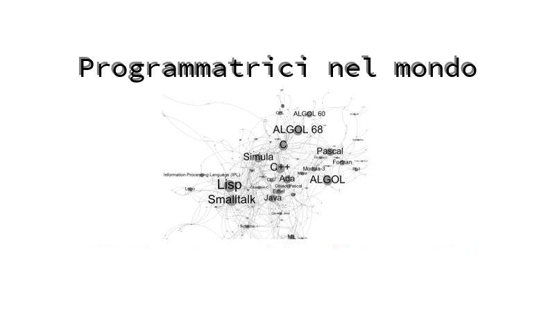 Genere/Programmatrici nel mondo