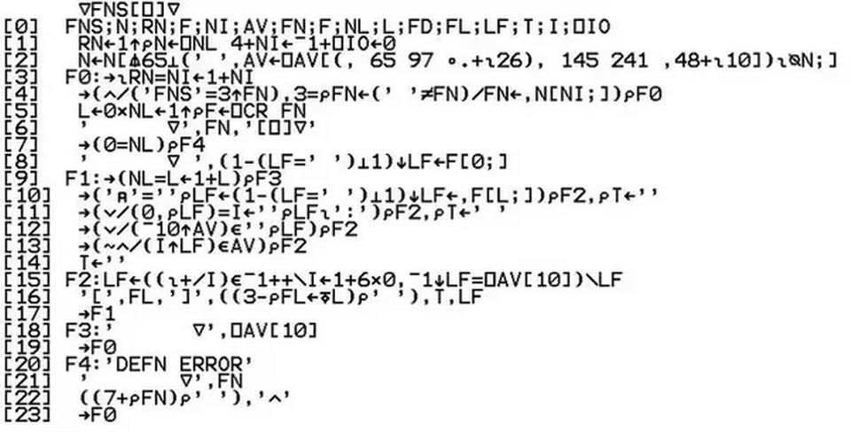 Linguaggi/APL