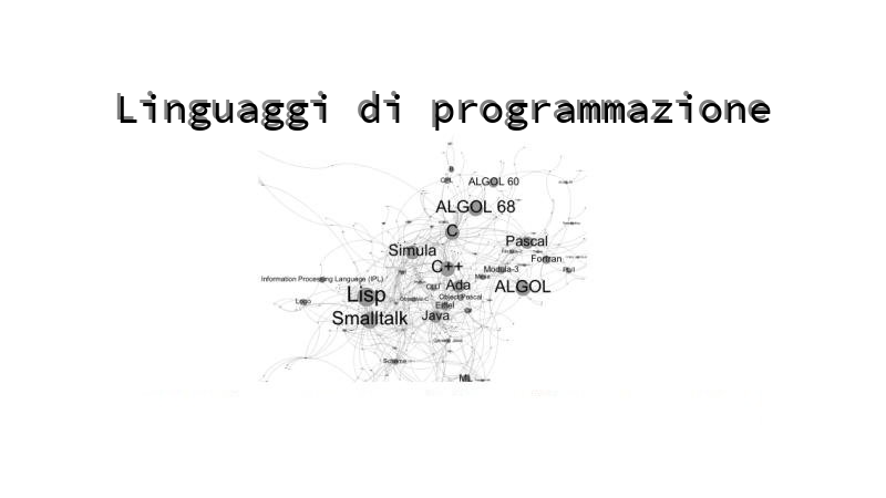 Linguaggi/Linguaggi di programmazione