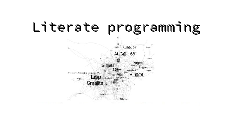 Stili/Literate programming